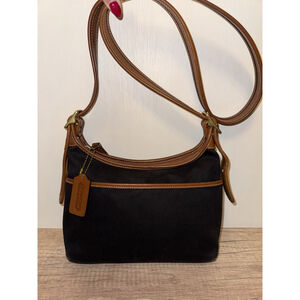 Vintage Coach Legacy 9123 Canvas Leather Shoulder Bag Y2K Minimalist Classic